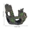 Textured Surface Aquarium Tree Stump Decor Resin Aquarium Hideout  Shrimp Habitat