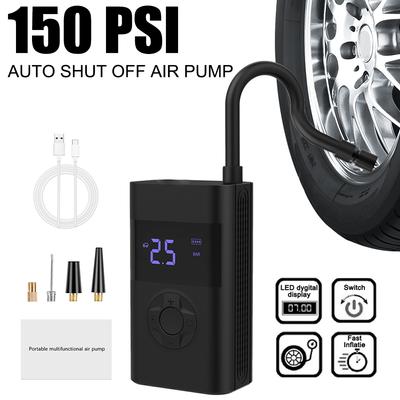 Bomba de aire eléctrica para coche, motocicleta, bicicleta, inflador automático, compresor de aire, portátil, inalámbrica, accesorios para neumáticos