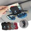 Car Suede Cards Case Leather Glasses Clip Sunglasses Bracket For F25 F26 F16 F15 F34 F07 F40 F10 F45 F46 G20 G22 G23 G12 F13