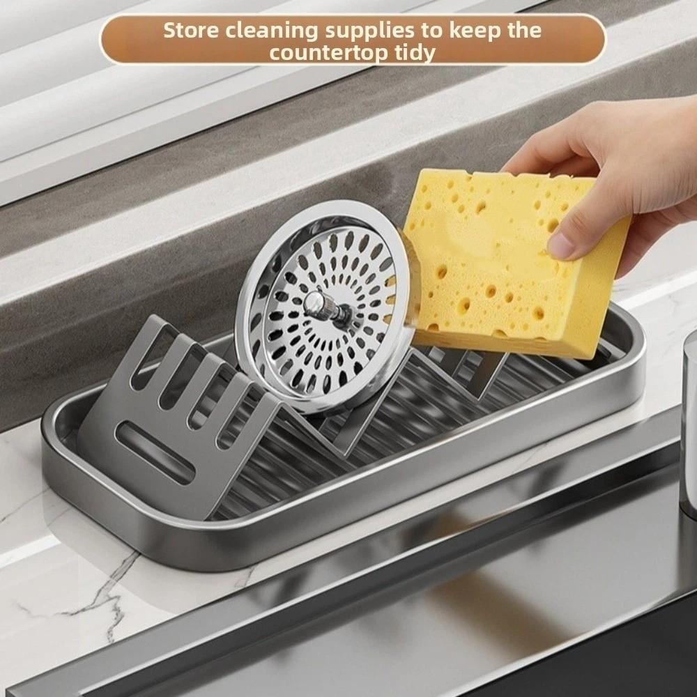 Space Saving W-Shaped Soap Rack Waterproof Soap Drain Box Creative Bathroom Soap Dish Restaurant
