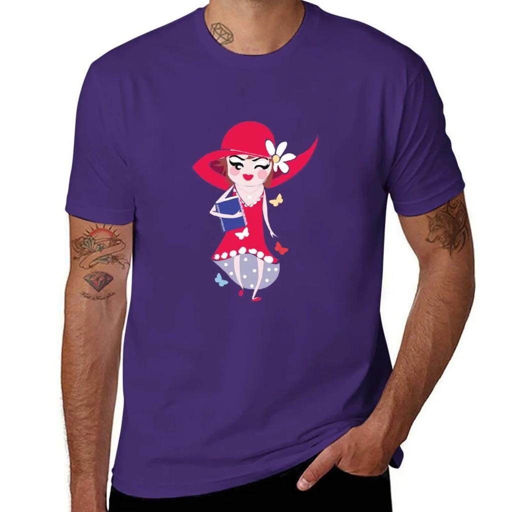 Summer Girl TShirt korean fashion oversized graphic tee Mens tshirts