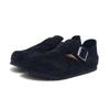 Birkenstock LONDON Narrow Fit Unisex 1028078 Comfortable Shoes Made In Germany Size 38 (Suede Leather/Black) (Black, (24.5cm))