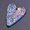 5pc Fashion Love Evil Eyes Colorful Stainless Steel Pendant Handmade Pendants Necklace Materials DIY Sword Accessories Findings