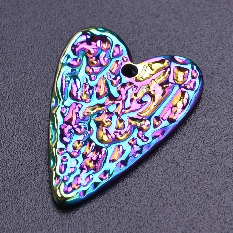 5pc Fashion Love Evil Eyes Colorful Stainless Steel Pendant Handmade Pendants Necklace Materials DIY Sword Accessories Findings