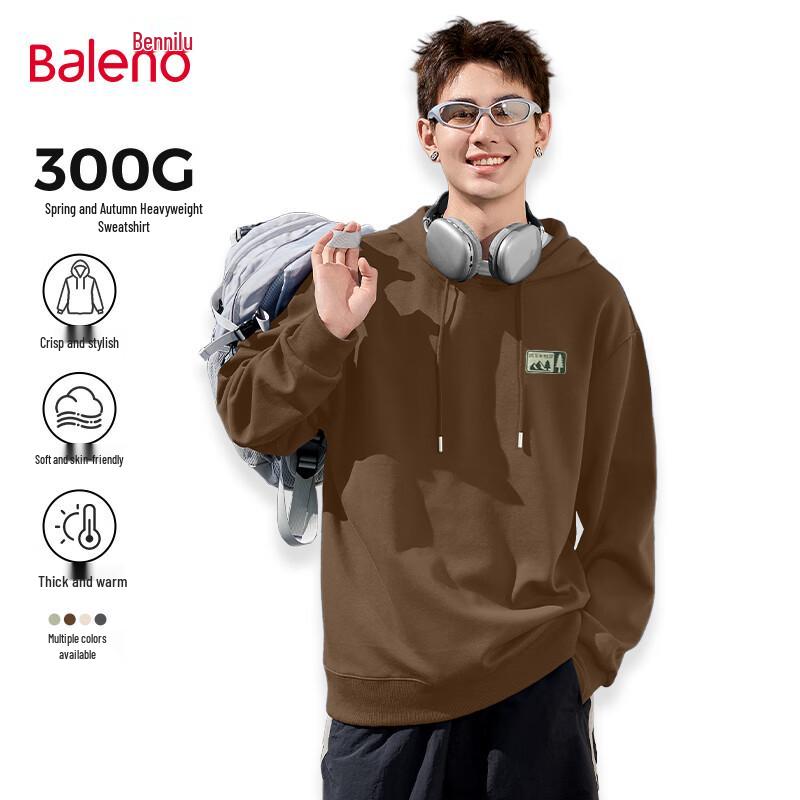 

Baleno Men s 2025 Heavyweight Loose Fit Printed Hoodie 2XL