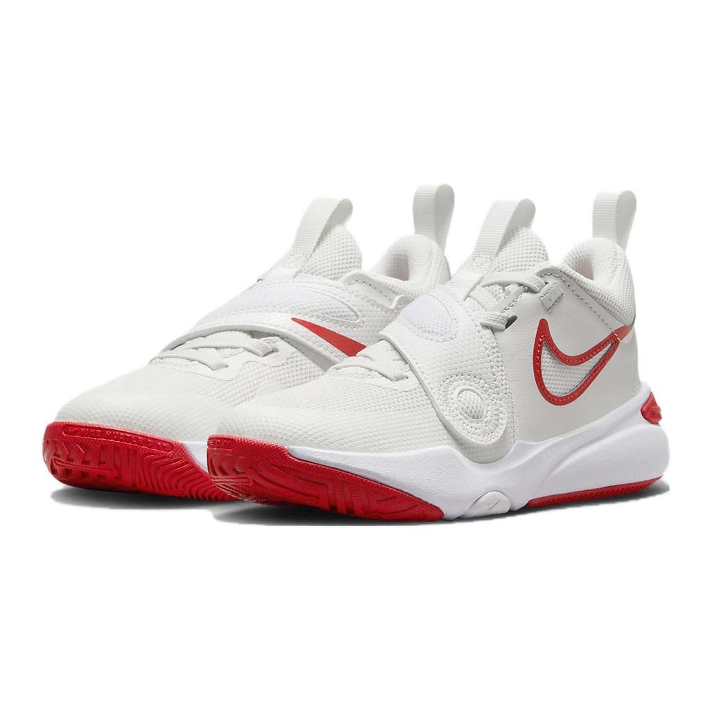 Nike Team Hustle D11 Summit White Track Red PS DV8994-102