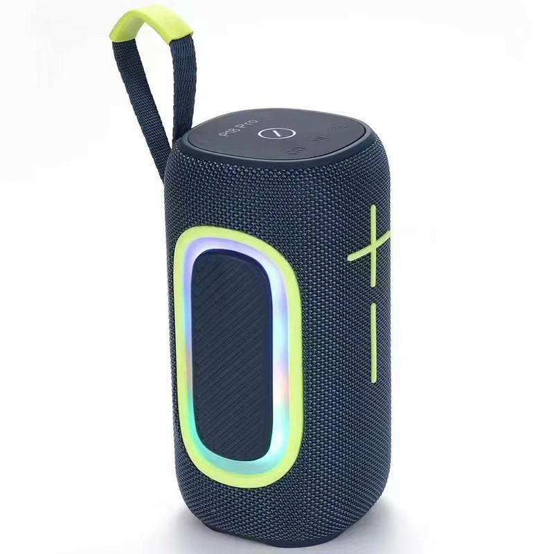 

P18 Pro 20 Вт Портативная Bluetooth-совместимая колонка RGB-подсветка FM-радио Беспроводной музыкальный сабвуфер Поддержка TF/U-диска/AUX Blue