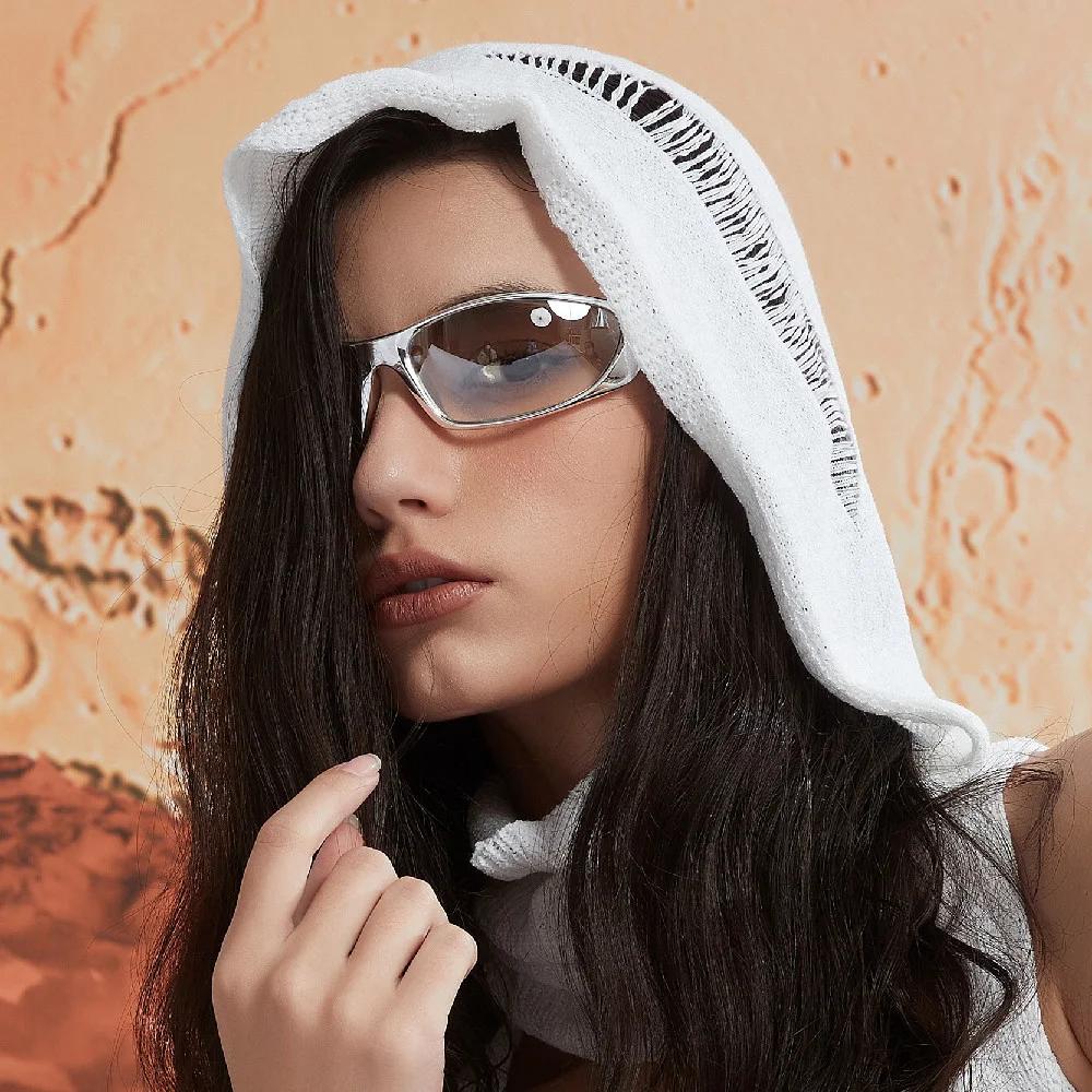 Lightweight Comfortable Durable High Quality Trendy Edgy Punk High End Designer Style Female Male Sun Glasses Hip-hop