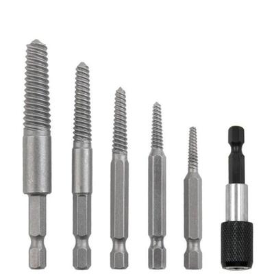 Hexagonal Handle Broken Head Screw Extractor 60mm Black Quick Release Electric Six Broken Wire Extractor Set