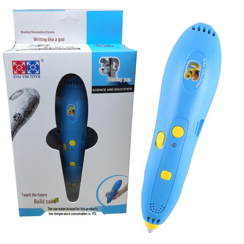 3D-ручка Zhile PCL для низкотемпературной печати - с USB-зарядкой, беспроводной инструмент для граффити для студентов и детей.