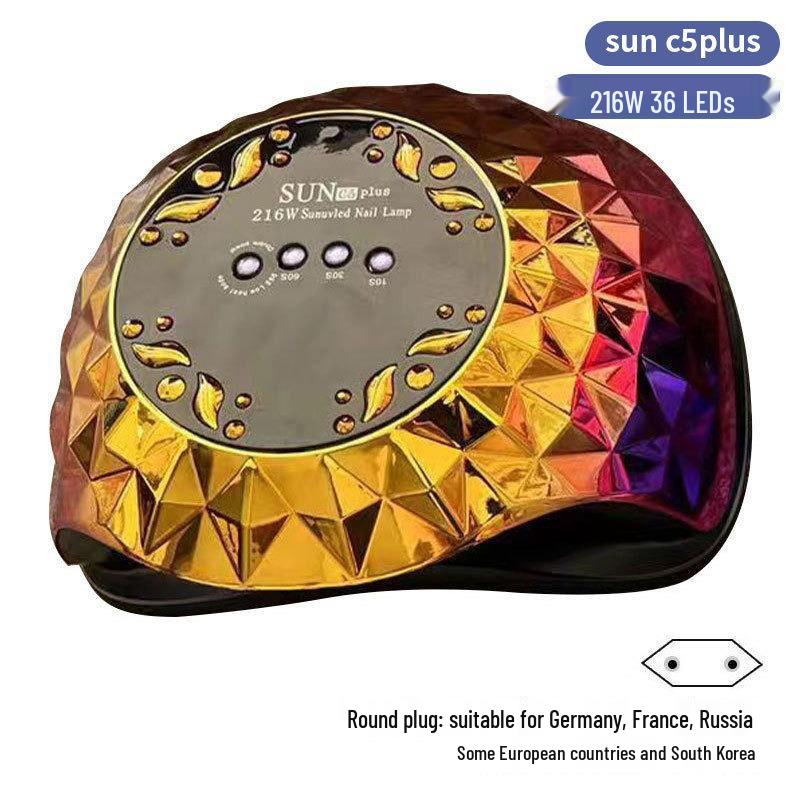 Dazzling 256W LED Nail Curing Lamp, Quick Dry Gel Lamp for Salon Use