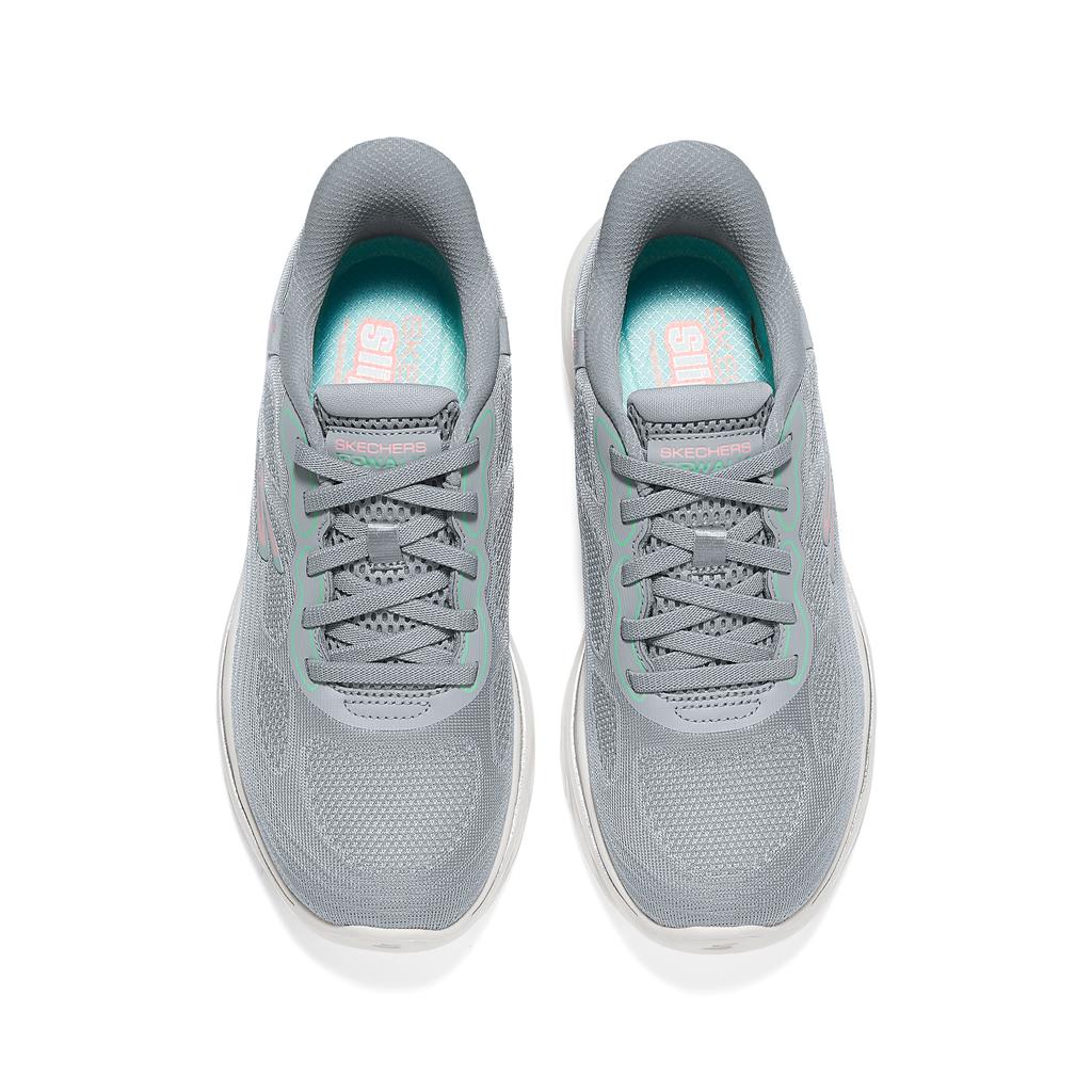 Skechers Slip-Ons Comfortable Durable Low-Top Casual Shoes Women Sneakers Gray 125259-GYPK