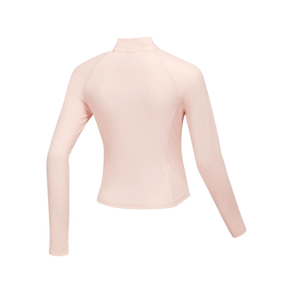 Skechers Solid Color Fashion Simple Sports Stand Collar Jacket Women Jackets Cloud-Pink P225W125-053G