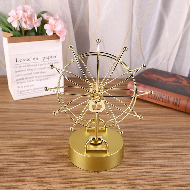 Nordic Perpetual Motion Ferris Wheel Ornament for Home and Wine Cabinet Display