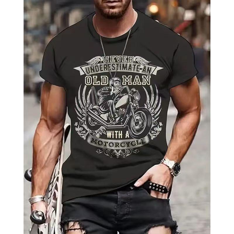 Fashion Versatile Men's Top Casual Loose Short Sleeves Comfortable T-Shirts Men’s