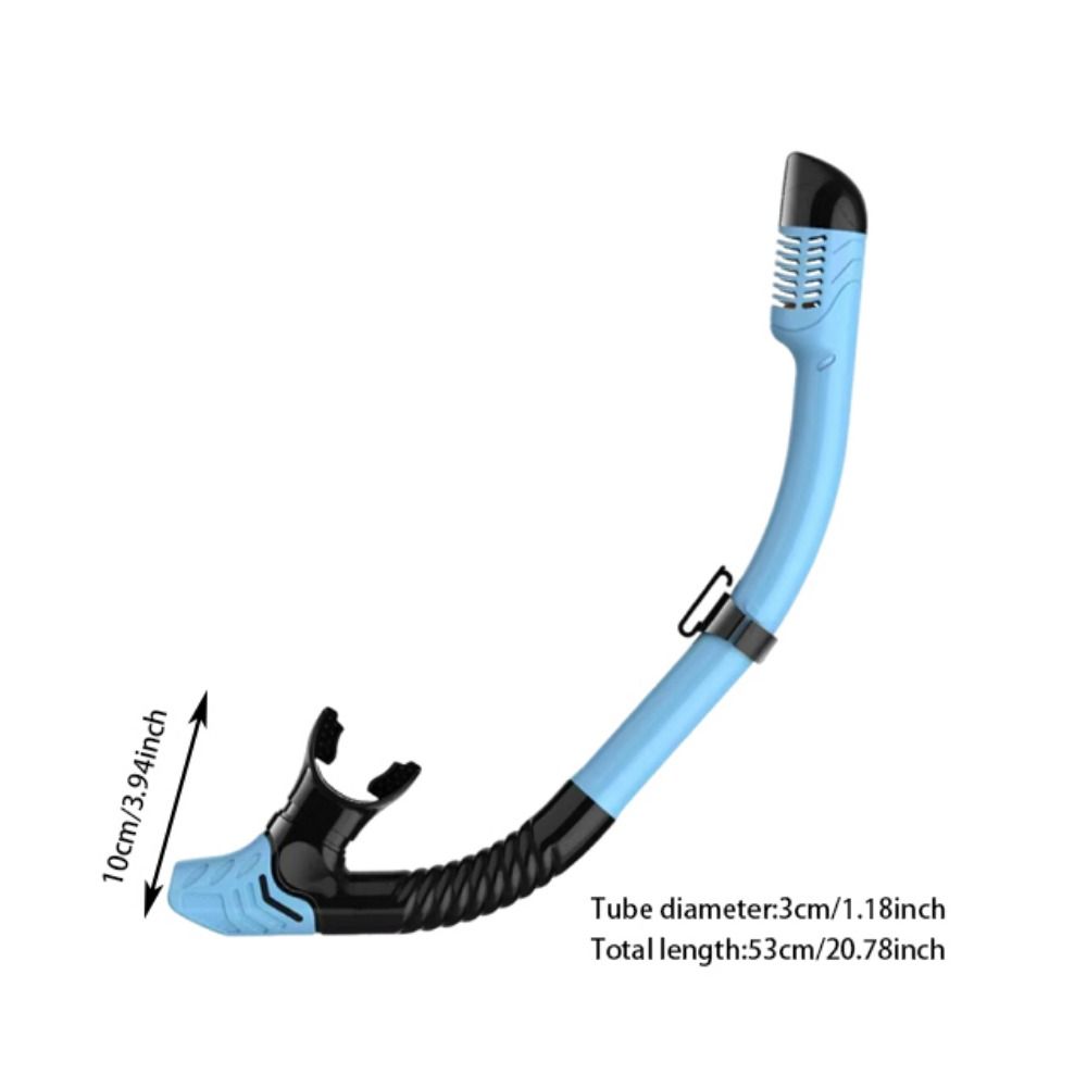 Top Dry Valve Diving Dry Snorkel Silicone Swim Training Snorkel  Underwater Activities