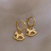 New Minimalist Fashion Little Pony Stud Earrings for Women Girl Gold Silver Color Cartoon Animal Earring Trend Jewelry