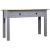 Day and Night - Day and Night Console Table Solid Pine Wood Panama Style Gray 110x40x72 Cm