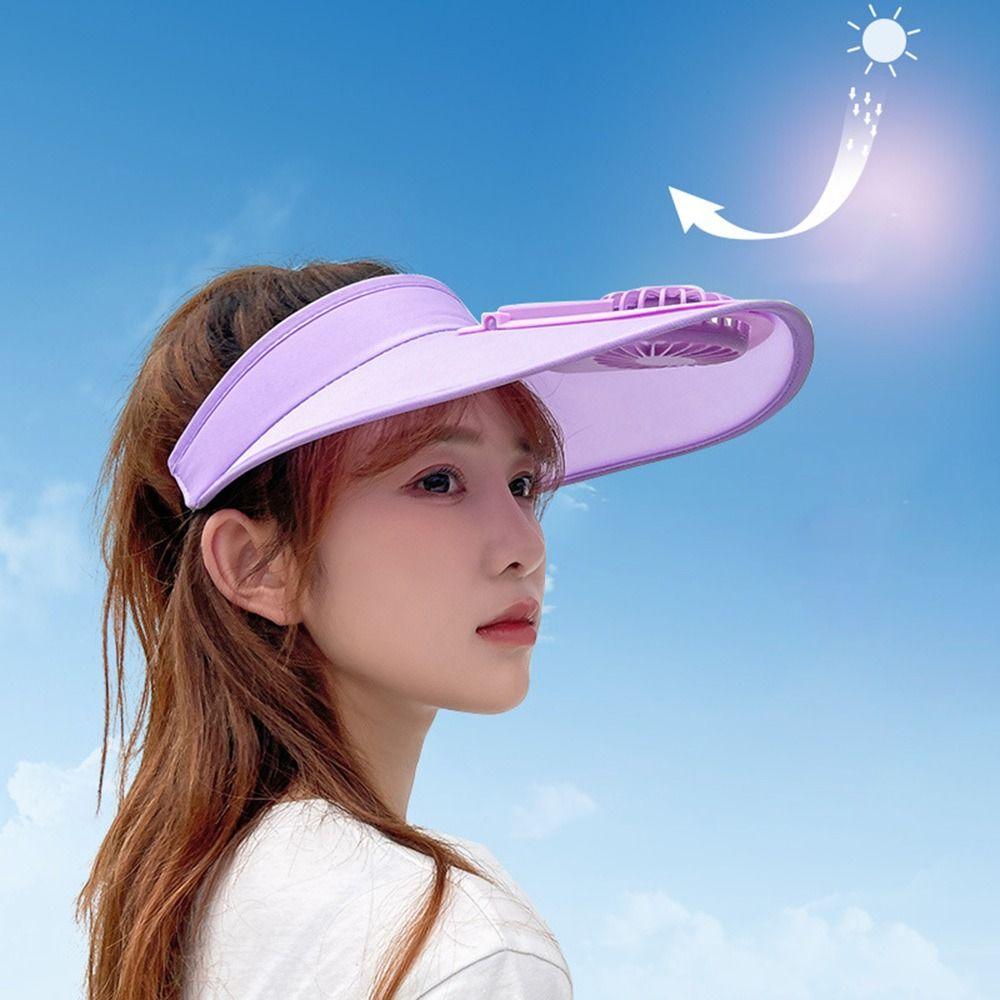 Large Brim Sun Hat Breathable Sunscreen Cap Fashion Fan Hat  Summer