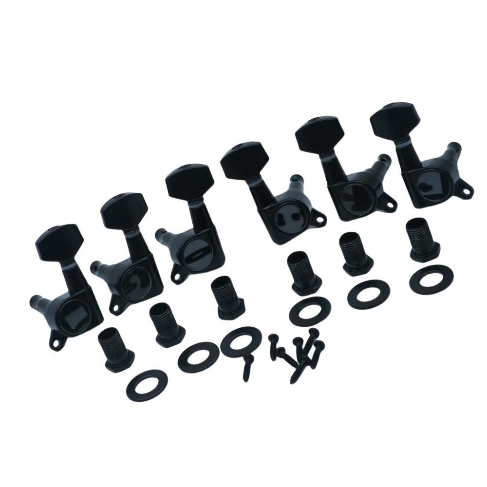 3L3R Configuration Classical Guitar Tuners Keys Totally Closed Locking Tuners  Stringed Instruments