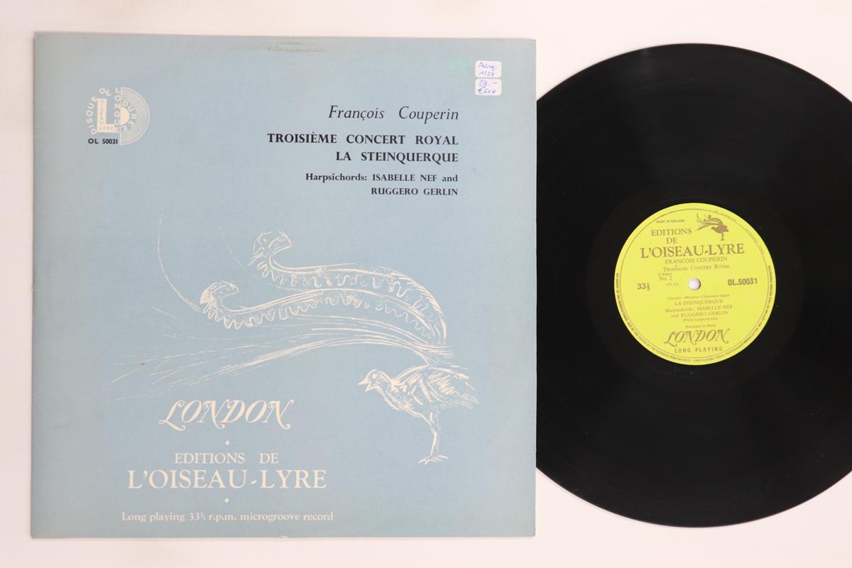 

LP Record LA STEINQUERQUE - Troisieme Concert Royal / Francois OL50031 L OISEAU-LYRE UK Classical Used