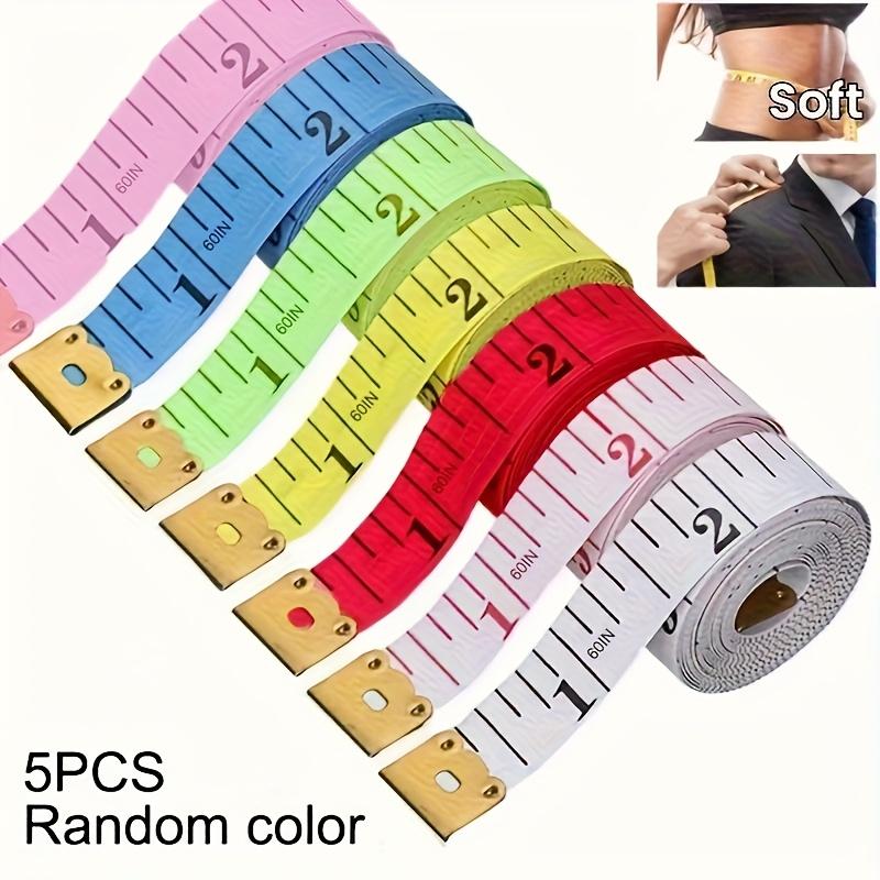 Soft Measuring Tape for Sewing - 60 Inch/150Cm Body Measurement Tailor'S Tape in Assorted Colors