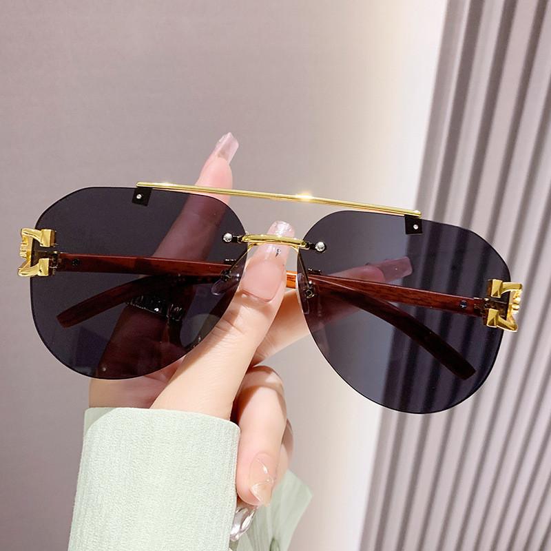 Retro Aviator Sunglasses Gold Frame Gray Lens Uv400 For Driving And Outdoor Activities GoldFrameGray