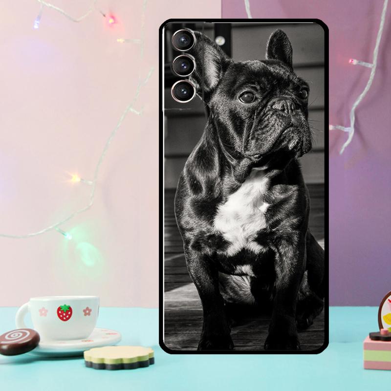 French Bulldog Dog Phone Case For Samsung Galaxy S25 Ultra S20 S21 S22 S23 S24 Ultra Plus S9 S10 S25 FE Cover