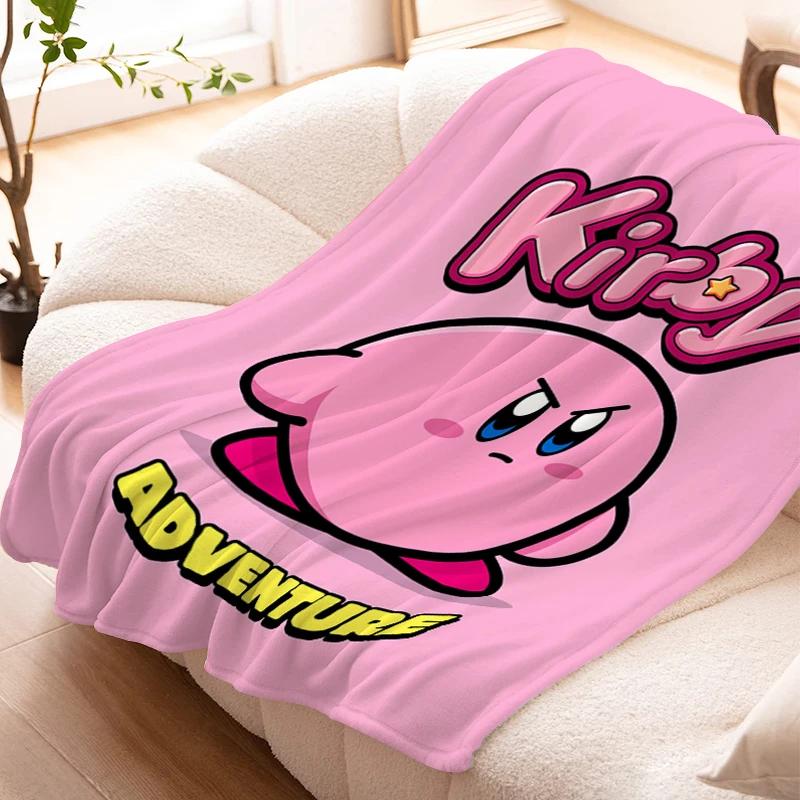 Decorative Sofa Blanket K-Kirbys Lovely Warm Knee Bed Fleece Camping Custom Fluffy Soft Blankets for Winter Microfiber Bedding