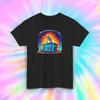 Skeleton Dumpster Fire Funny Dark Humor Apocalypse Graphic T-Shirt Gift S-5XL