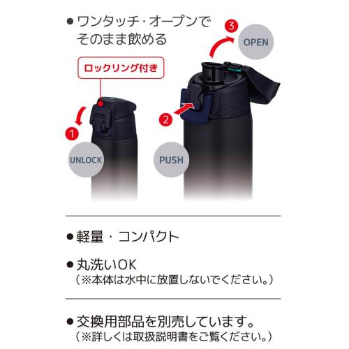 Thermos Vacuum Insulated Sports Bottle, 0.72L, Midnight Blue, Keeps Drinks Cold Only, FJR-720 MDB