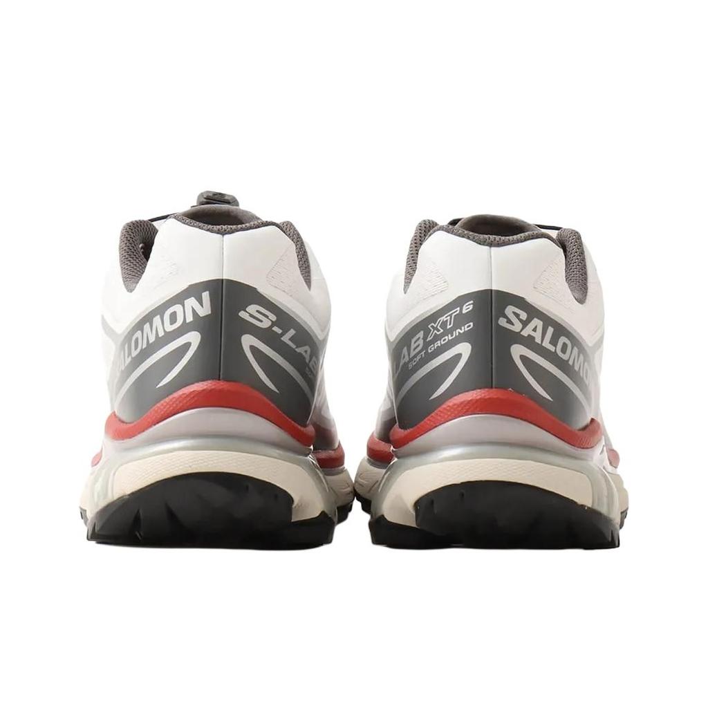 SALOMON XT-6 Bequeme Vielseitige Laufschuhe Unisex Laufschuhe Weiß Grau Rot 478644
