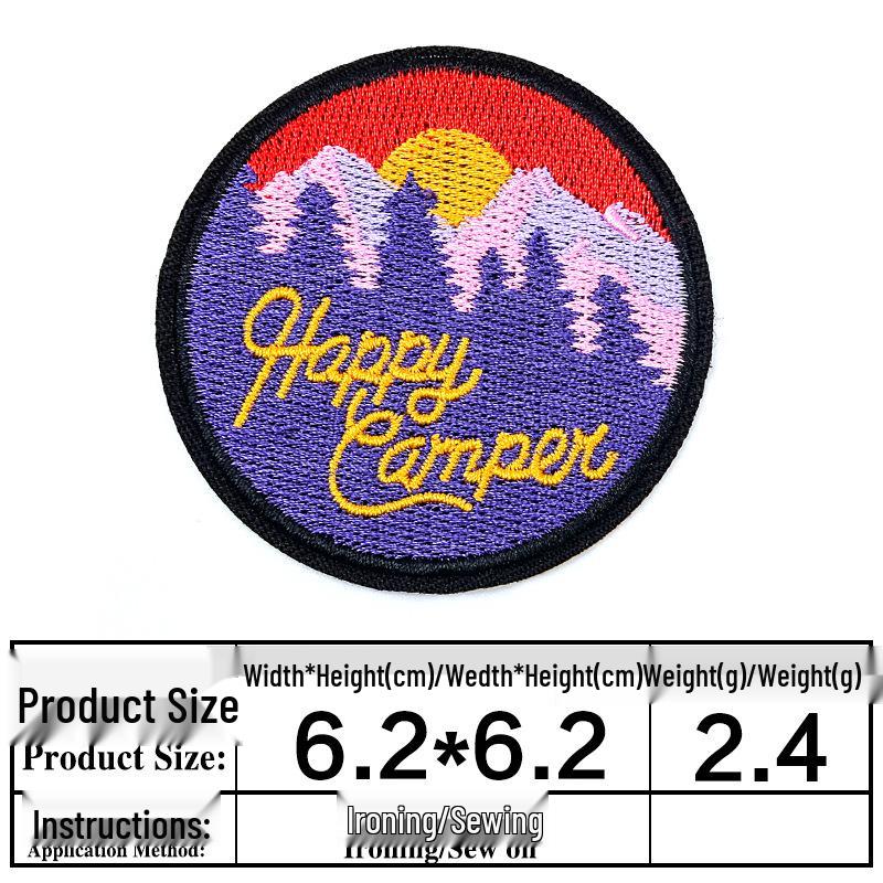 Junle Iron-On Woven Label & Cloth Patch Set