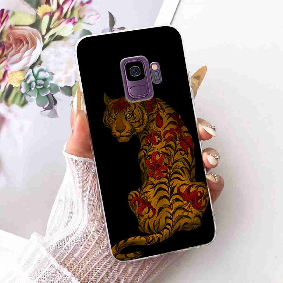 Protective Cases For Samsung Galaxy S9 Plus Soft Silicone Back Cover For Samsung S9Plus S9+ Summer Fresh Butterfly Shell Capa