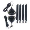 Wifi6 Wifi7 2.4G/5.8G/6G Tri Band External Antenna 12Dbi Bluetooth Router Antenna Rp-Sma Bluetooth Router Antenna