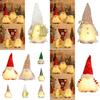 Charming Lighted Christmas Plush Gnome Doll With Shimmering Sequins And Colorful Accessories For Holiday Decorating