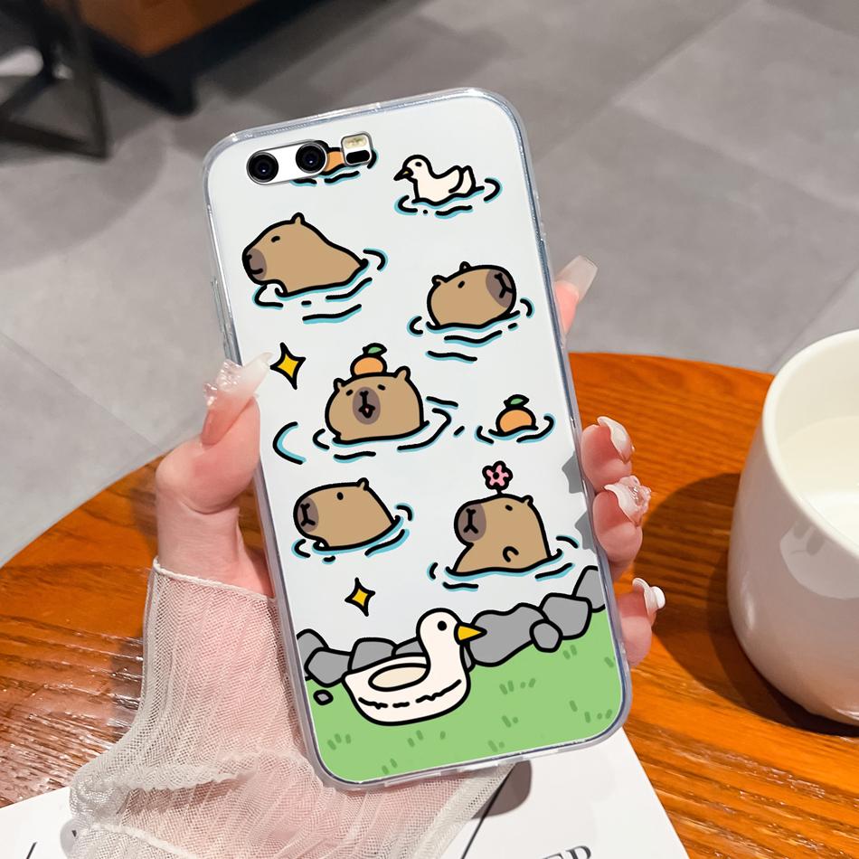 Per Huawei P10 Lite P10 Plus Custodia per Telefono Stile Casual Fantasie Silicone Morbido TPU Trasparente Leggera Copertura Per Huawei P 10+ Funda