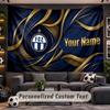 FC Zürich Personalized Tapestry Support Custom Name, Wall Art Home Decoration