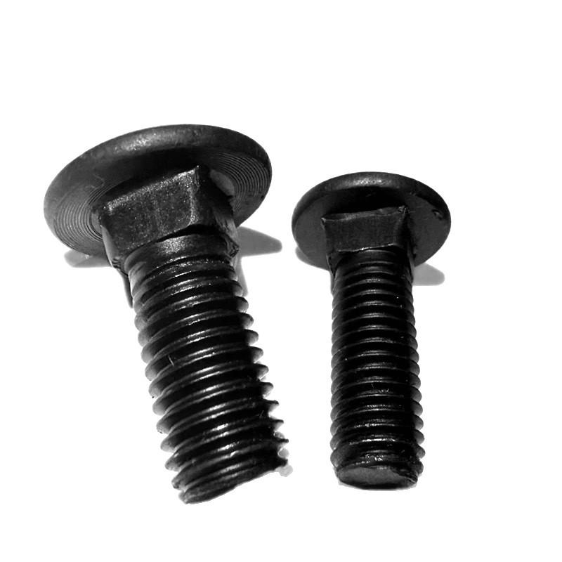 Grade 8.8 High-Strength Galvanized Carriage Bolts with Large Round Head and Square Neck M8