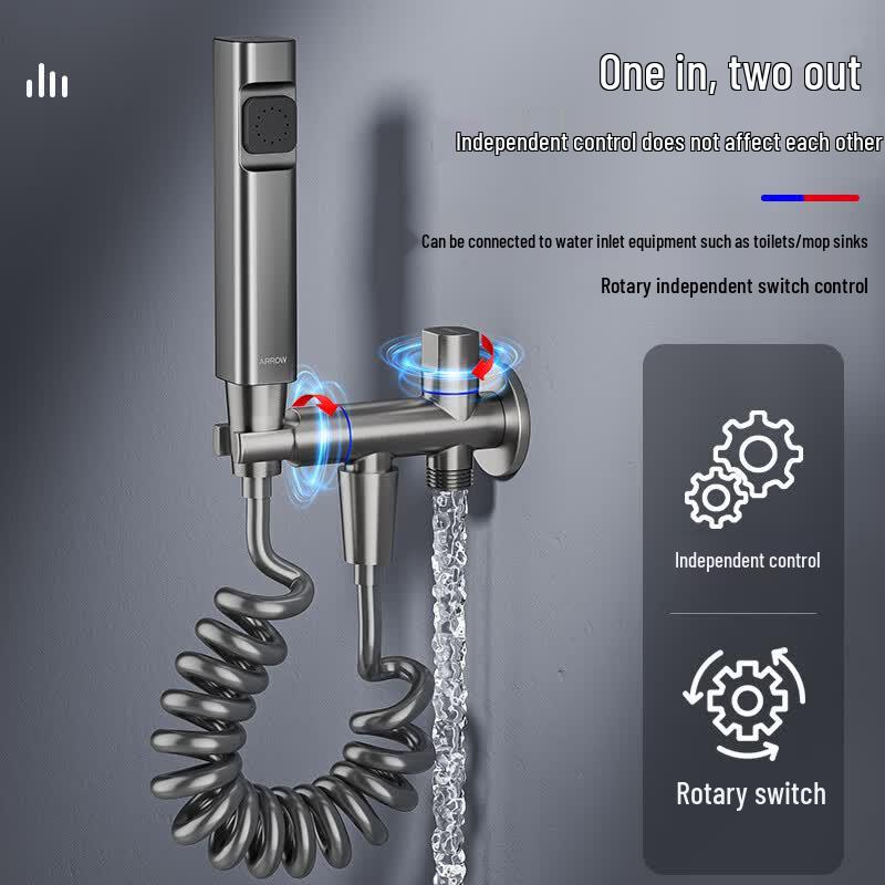 ARROW Pressurized Toilet Bidet Sprayer Set