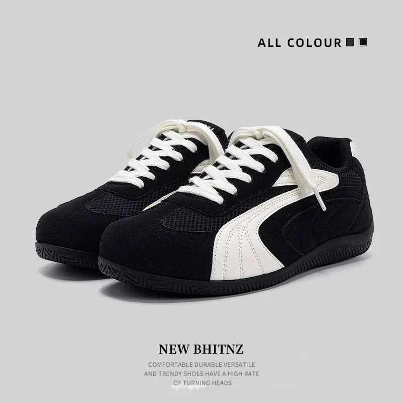 Autumn new trendy racing shoes fashionable versatile breathable thin sole high value casual women's shoes