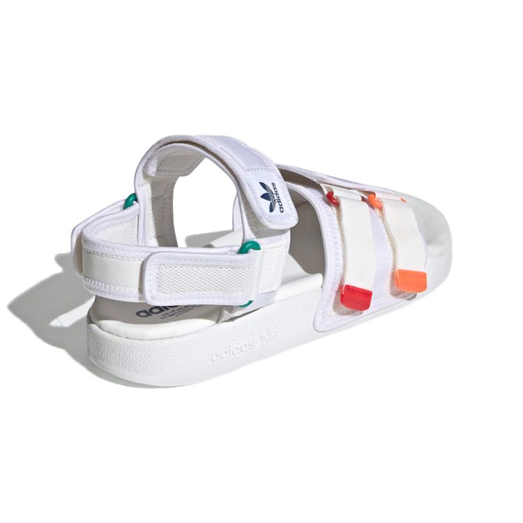 Adidas Adilette Sandal 4.0 White Scarlet True Orange Unisex Sneakers Core-White GZ8828