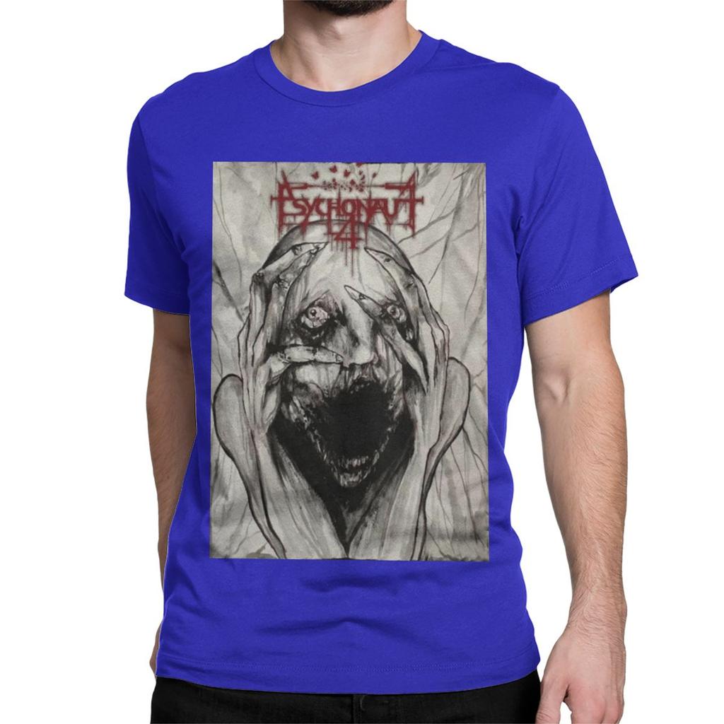Psychonaut 4 Tričko Unisex Ženy Heavy Black Metal Rock Funny 100% bavlna Tričko Tričko Crew Tričko Krátký rukáv Tričko Letní Oblečení Unisex