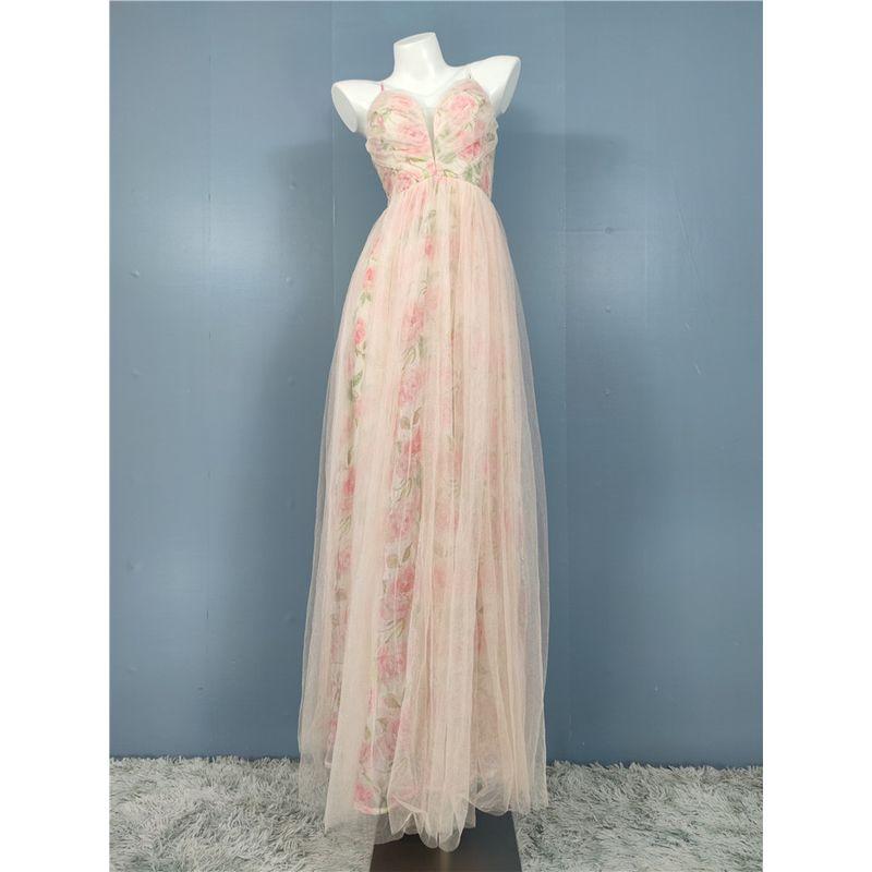 Exquisite Hainan Sanya Shooting Fairy Suspender Skirt Mesh