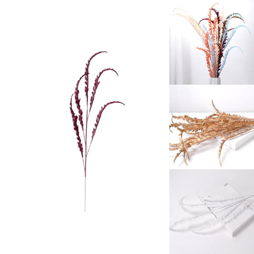 Faux 5fork Large Miscanthus Grass Wedding Centerpiece For Bridal And Party Decor