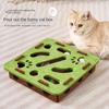 Cat Toy Self-Entertainment Pet Maze Hole-Punching Felt Box Teasing Cat Bell Ball