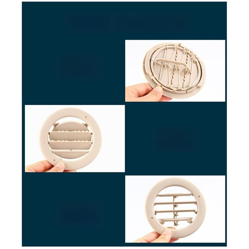 Air Vent Ventilation Opening Roof Air Vent Grille ABS PC Ventilation Outlet For V348 V362 FOR T6 12*12*4cm Roof Louver Vent
