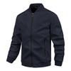 Spring and Autumn Flying Jacket Stand Collar Men's Casual Baseball Suit Thin Sports Jacket Men