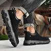 Fashion Sneakers Men Shoes Genuine Leather Casual Shoes Cow Leather Shoes