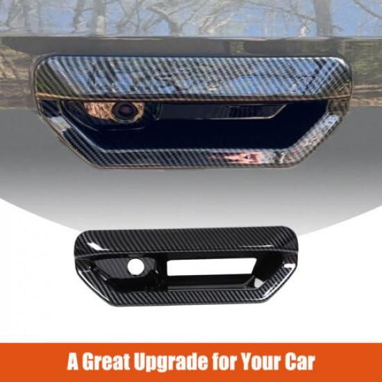 

ABS Carbon Fiber Car Rear Trunk Door Handle Trim For Hyundai Santa Cruz 22-24